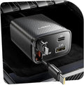 LISEN Retractable Car Charger, 84W Car Charger USB C Fast Charger Adapter, Car Accessories for Men Women, Gifts for Fathers Day for Men Dad Husband, for iPhone 17 16 15 14 13 12 Pro Max, Carbon-Grey by Lisen