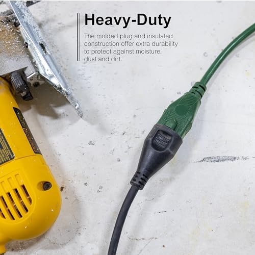GE Outdoor Extension Cord Waterproof, Outdoor Heavy Duty Extension Cord - Image 3