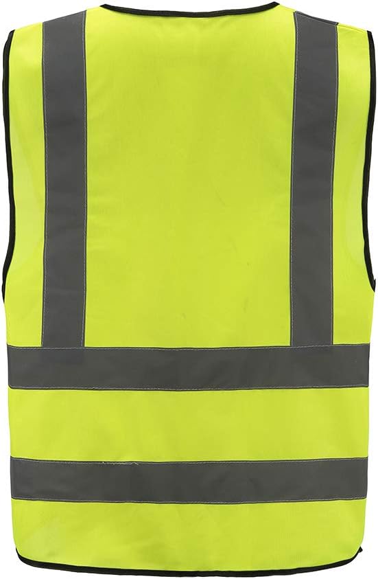 AYKRM 12 colour High visibility viz vest hi vis viz reflective work - Image 2