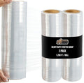 GORILLA GRIP 500% Stretch Film Heavy Duty Plastic, 2 Pack 1200ft Shrink Wrap by GorillaGrip