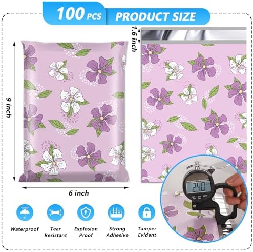 Poly Mailer 6x9 Inch 100 Pcs, Shipping Bags for Clothing - Image 2
