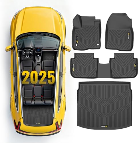 G-PLUS TPE 4PCS Floor Mats Fit Honda CR-V 2023 2024 2025 (Including Hybrid) by G-PLUS