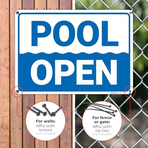 Pool Open Sign, - Image 4