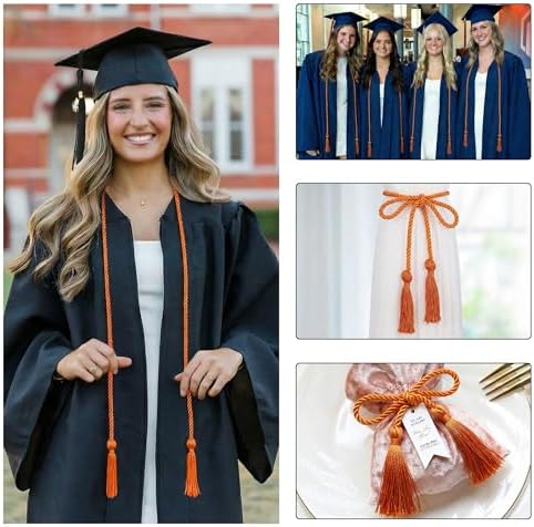 GraduationMall Graduation Honor Cord 68" Orange - Image 5