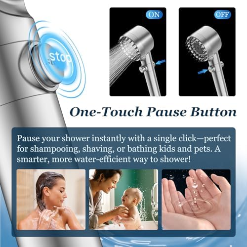 FEELSO Filtered Shower Head with Handheld, High Pressure Shower Filter Head - Image 5