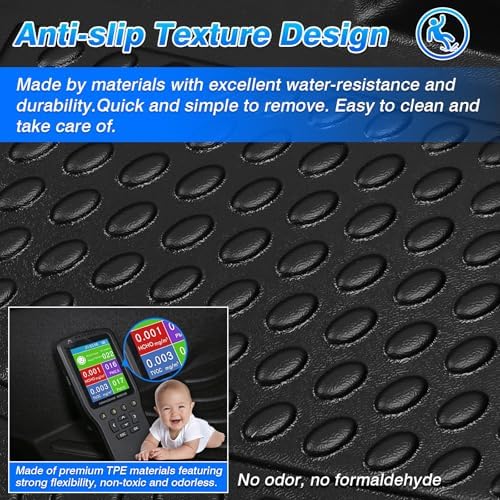 Corolla Floor Mats - Car Mats for Toyota Corolla 2020-2026 Sedan (Not Fit for Hatchback and Cross), All Weather Floor Mat for Corolla Accessories, Heavy Duty Rubber Mats, Car Accessories - Image 6