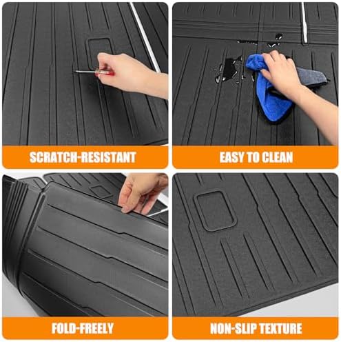 Cargo Mat Compatible with 2018-2024 Ford Expedition/Lincoln Navigator Cargo Liner Backrest Liner Seatback Protector for Expedition/Navigator Accessories(18-24 Expedition/Navigator) - Image 7