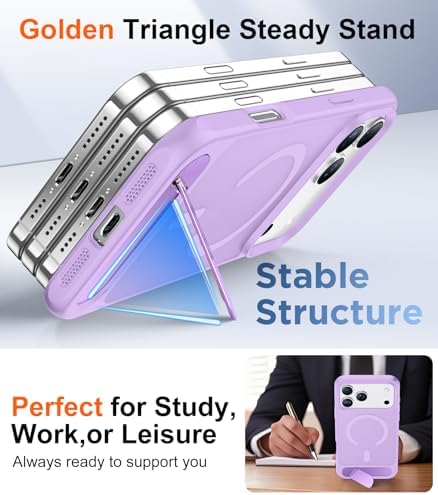 Temdan Magnetic for iPhone 18 Pro Max Case/iPhone 17 Pro Max Case Stand - Image 4