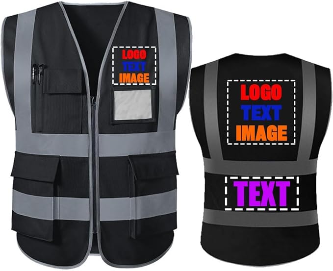 High Visibility Safety Reflective Vest - Image 7