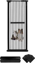 Lumizone Extra Tall Cat Gate 61.02" High Pressure Mounted Extra Wide by Lumizone