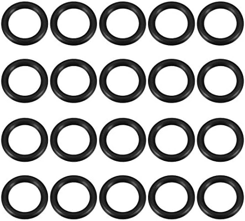 uxcell Nitrile Rubber O-Rings 28mm OD 21mm ID 3.5mm Width, Metric Nitrile Rubber Sealing Gasket for Automotive Machine Plumbing, Pack of 20 by uxcell