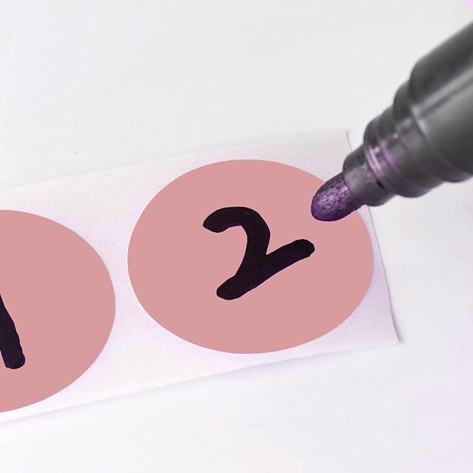 SHYGO® 1“ Pink Circle Dot Stickers Color Coding Labels - Image 3