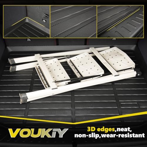 All Weather Car Floor Mats & Cargo Liner Set Fit for Mazda CX-5 2025 2024 2023 Floor Liners Trunk Liner CX5 Cargo Mat Accessories Black - Image 5