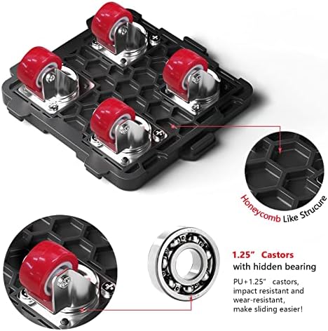 ONEON Furniture Mover with Wheels & Aux. Lifter-Connect Dolly - Image 3