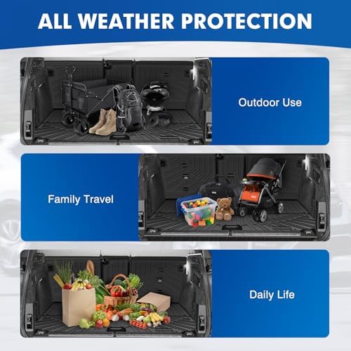 Mixsuper Cargo Liner for B M W X5 (G05) 2026 2025-2019, All Weather Trunk Mat Backrest Mat TPE Back Seat Cover Protector for X5 Accessories - Image 6