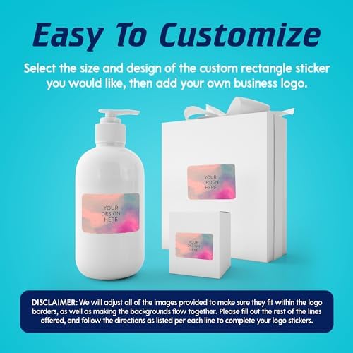 Custom Vinyl Stickers Your Image, Text, Design, or Logo. Waterproof Personalized Business Labels Packaging, Bottles, Jars, Candles, & Handmade. Dishwasher Safe, UV Protected, 30+ Designs Rose, 6x4 - Image 6