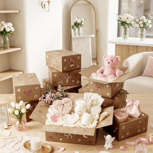 Hoikwo 20 Pack Brown Assorted Shipping Box, 11x6x6, 10x7x5, 9x6x4, 8x6x4 - Image 7