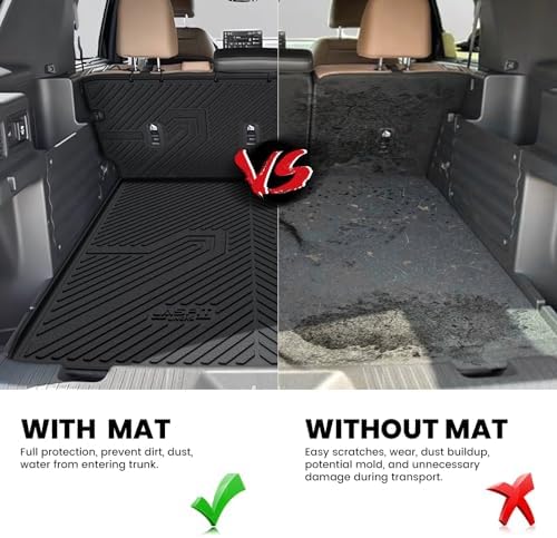 LASFIT Cargo Mat with Backrest Mat for Honda Passport 2026 - Image 5
