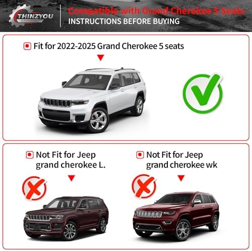 Floor Mats for 2022-2026 Jeep Grand Cherokee (Not Fit L or WK) - Image 4