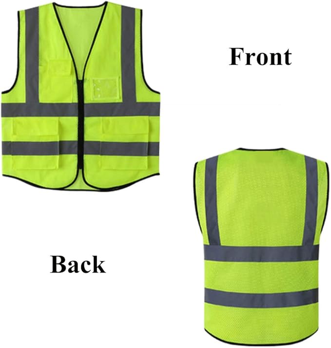 HYCOPROT High Visibility Mesh Safety Reflective Vest - Image 5
