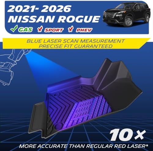 Michelin Vehicle Mats for 2021-2025 2026 Nissan Rogue, Not for Sport - Image 4