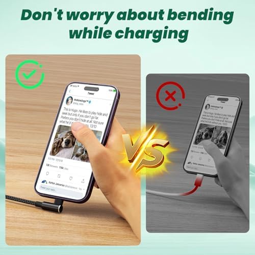 Travel Essentials USB C Multi Charging Cable, 4 in 1, 2Pack 5FT - Image 3