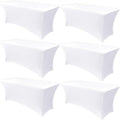 Obstal 6 Pack Stretch Spandex Table Covers by Obstal