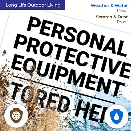 Personal Protective Equipment Stored Here Sign, - Image 4