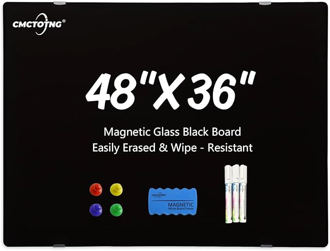Magnetic Glass Blackboard by CMCTOTNG