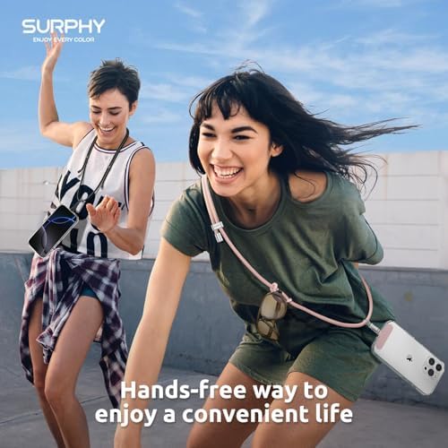 SURPHY Phone Lanyard Crossbody, Phone Strap Crossbody with 2 Tether Tabs - Image 5
