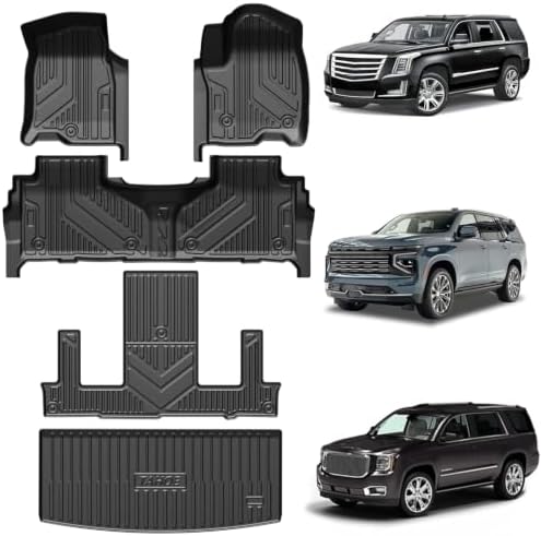 Floor Mats for 2021-2026 Chevy Tahoe &GMC Yukon&Cadillac Escalade by MOOREVER