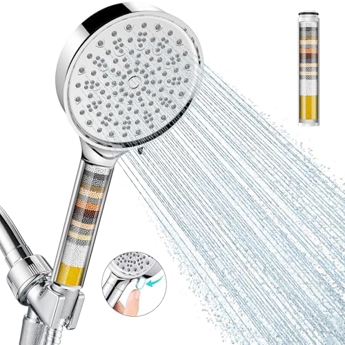 Cobbe Filtered Shower Head with Handheld, Water Softener for Hard Water by Cobbe