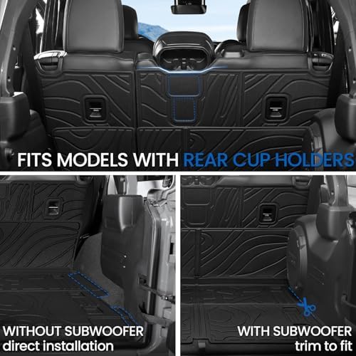 Cargo Mat for Jeep Wrangler JL Unlimited 2018-2026 Accessories - Image 3