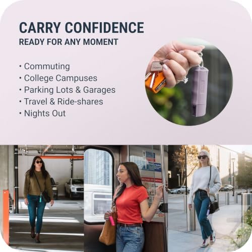 Sabre Pepper Spray with Quick Release Keychain for Self Defense – Maximum Police Strength OC Spray with UV Marking Dye, Twist Lock Safety, Finger Grip, 10‑Second Spray, 14‑ft Range, Made in USA - Image 4
