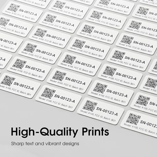 1" X 0.5" Matte White Printable Barcode Labels (30 Sheets, 4800 Stickers) - Image 6