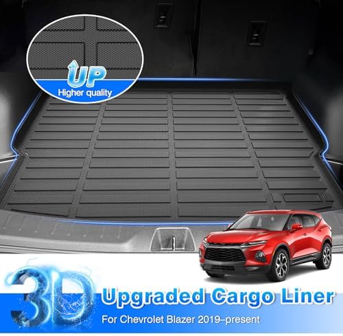Blazer Floor Mats Fit for 2019-2025 2026 Chevy Blazer Gas Only (Not for EV & Trailblazer), All Weather Floor Mats for Blazer Accessories Include Cargo Liner - Image 5