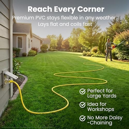 GEARit 25 Ft 14 Gauge Extension Cord SJTW OFC Copper ETL 15A 125V Grounded - Image 6