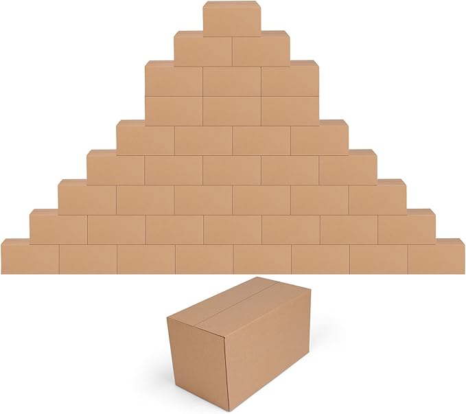 EdenseeLake 40 Pack 11x6x6 inches Shipping Boxes Small Cardboard Boxes by Edenseelake