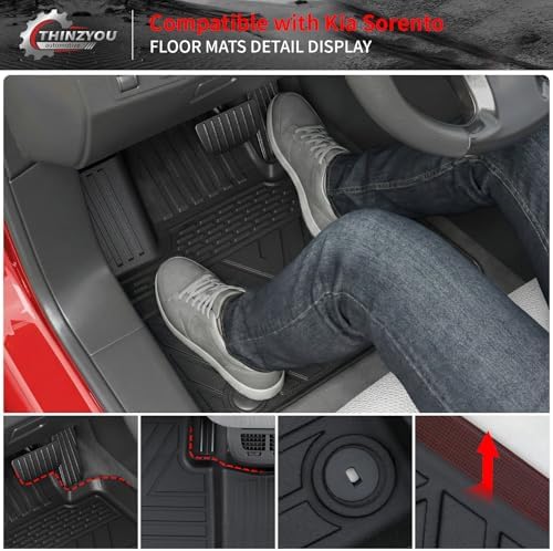 Floor Mats for 2021-2025 2026 Kia Sorento 6&7 Passenger - Image 3
