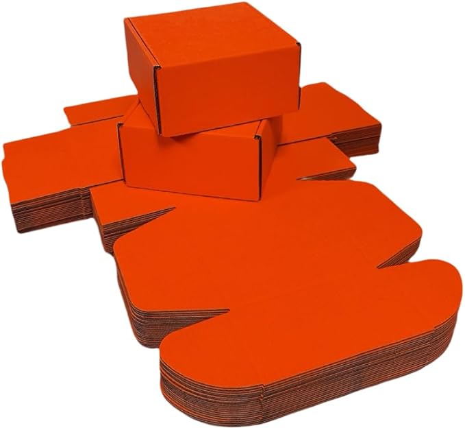10 Pcs 9.8 x 9.8 x 4 inches Large Size Corrugated Cardboard Gift Boxes - Image 4