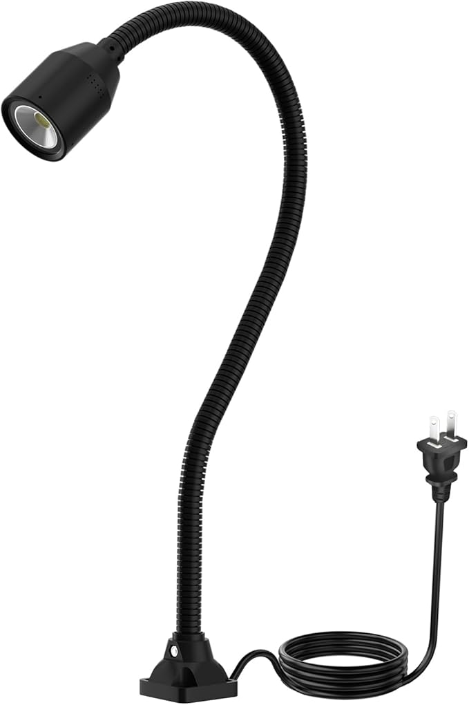 LED Work Lights, 450 lumens COB lamp Beads, Flexible gooseneck Lights, by XinYiQimachinelightilluminateallthedarkness