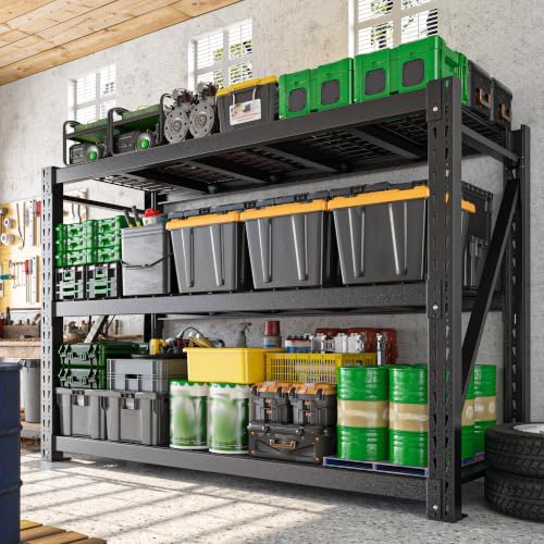 REIBII 8250LBS 2PCS Heavy Duty Garage Shelving,Industrial Metal Shelves - Image 2