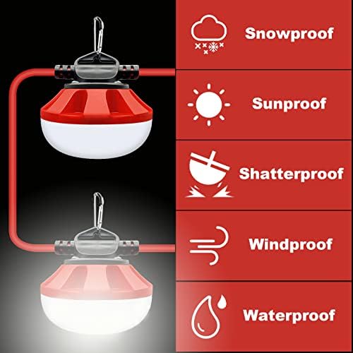200FT LED Construction String Lights Temporary Lighting 20000LM - Image 3