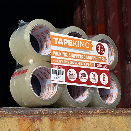Tape King Clear Packing Tape | 60 Yards Per Roll | 3 Inch Wide Heavy Duty - Image 5