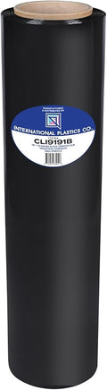 International Plastics Co. 18" Black 70 Gauge Plastic Stretch Film/Wrap 1500ft by InternationalPlasticsCo