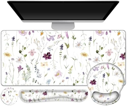 Gaming Mouse Pad, Large Desk Mat Cute Desk Pad Protector, 4in1 XXL Mousepad by ToLuLu
