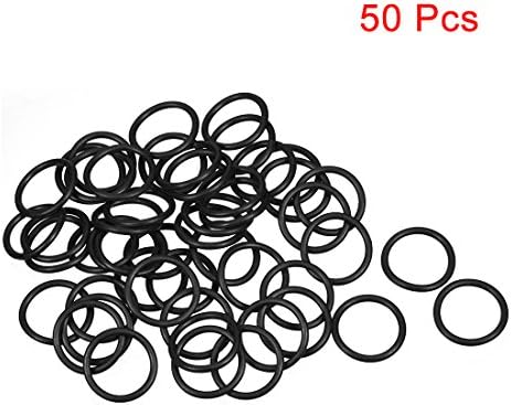 uxcell 50pcs 20x16x2mm Nitrile Rubber O-Rings Metric Sealing Gasket - Image 2