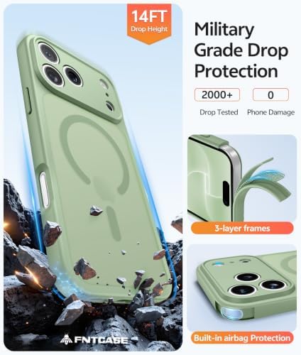 FNTCASE for iPhone 18 Pro Max Case/iPhone 17 Pro Max Case, Screen Protector - Image 6