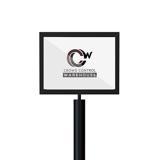 Floor Standing Sign Frame with Steel Low Profile Base, 11 inches by 14 inches - Image 7