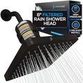SparkPod Filtered Shower Head, 23-Stage, 8" Square, Oil-Rubbed Bronze by SparkPod